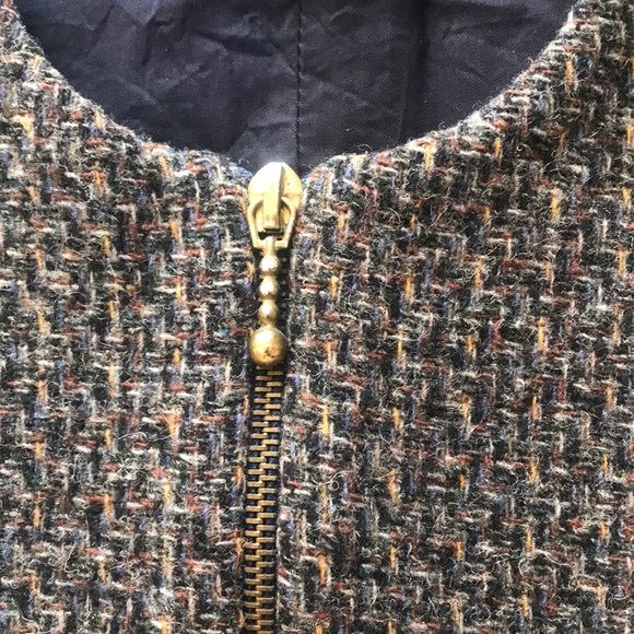 Tweed lined zippered vest - Picture 3 of 5
